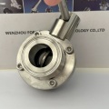 Top Quality Sanitary Stainless Steel T-clamp Butterfly Valve