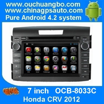 Ouchuangbo Car DVD Radio Stereo System for Honda CRV 2012 Android 4.2 GPS Navigation