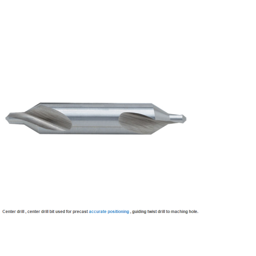 Solid Carbid CNC High Efficient Center Drill Bit