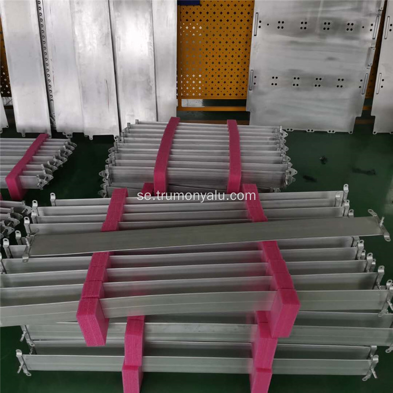 Vätskekyld aluminiumplatta för solpanel