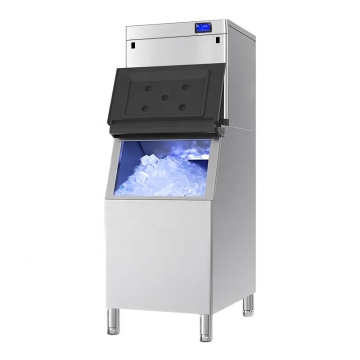 220LBS Storage Air Cooled Commercial Ice Machine with LCD Panel