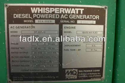 20-kW Multiquip Whisperwatt Generator