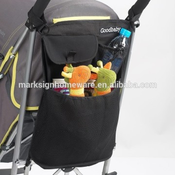 Allgemeiner Kinderwagen -Organisator mit flacher Netztasche