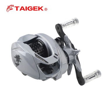 TAIGEK Baitcasting Reel 7.2:1 Gear Ratio Carbon Ultralight 118g 10+1BB