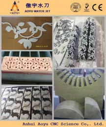 5-axis cnc waterjet machine for stone marble cutting