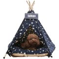 Portable Luxery Pet Tents Houses with Cushion Blackboard