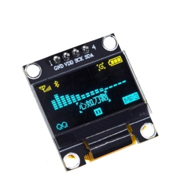 TZT ROHS प्रमाणित 0.96 इंच I2C OLED डिस्प्ले मॉड्यूल 128x64 SSD1306 ARDUINO के लिए