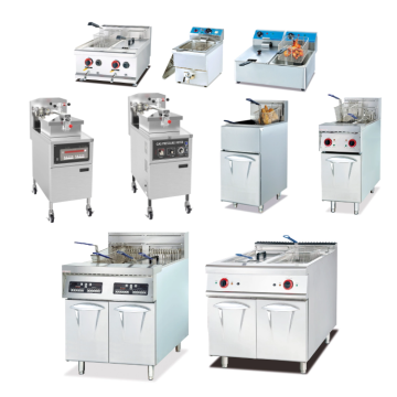 Electric Deep Fryer for Restaurants - 30L Auto Timer with Hood and Stand (CE)
