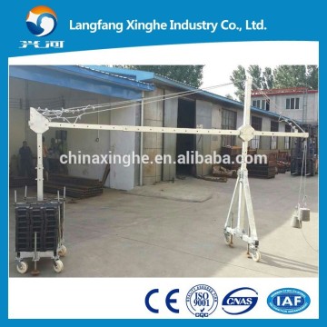 Cheap good quality cleaning lift platform / ZLP800 CE aluminum gondola / adjustable parapet clamp for rental