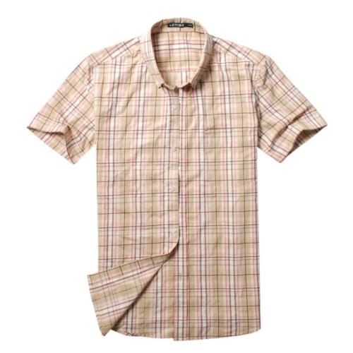 Customized Farbplaid Muster Polo -Shirt 100% Baumwolle