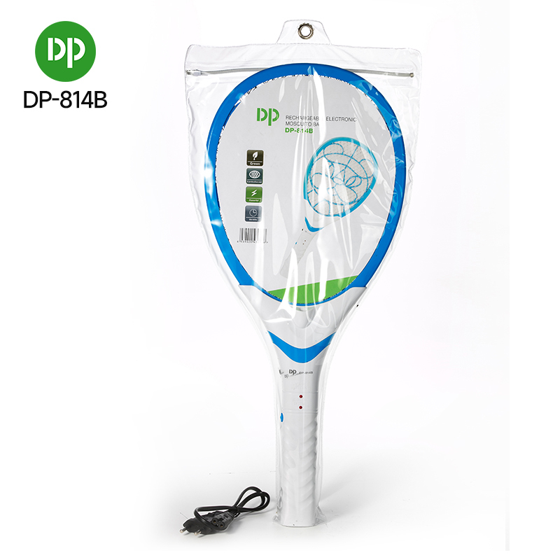 Rechargeable Electric Mosquito Killer Bat Swatter COB Light