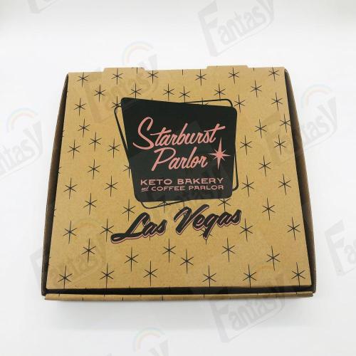 Custom Design Food Box Paper Brown Pizza Box