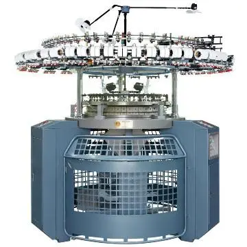 VELOUR  SHEARING weft knitting machine