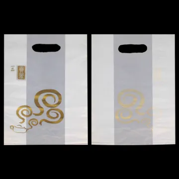 Printing Biodegradable Die Cut Punch Hole Bag