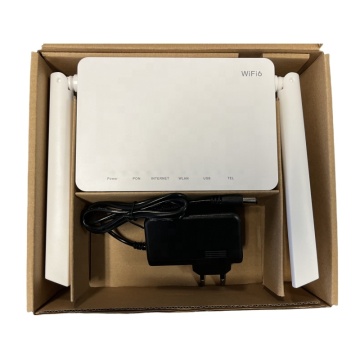 EG8145X6 HS8145X6 HG8145X6: 4 Gigabit Ethernet + 1 Telephone + 1 USB Port 2.4GHz & 5GHz WiFi 6 Dual-Band Wi-Fi GPON/EPON Modem/ONU with 5dBi Antenna
