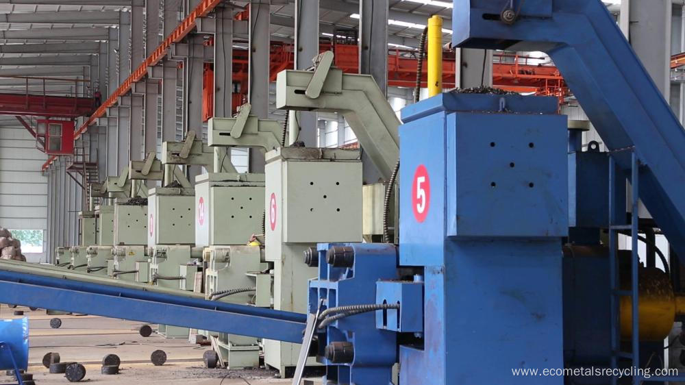 Horizontal Steel Copper Brass Chips Briquetting Press System