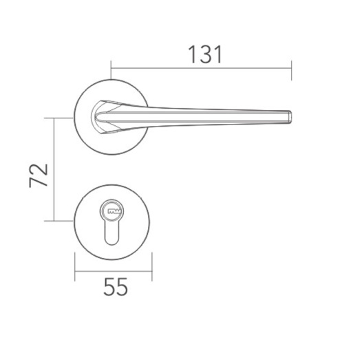 Безмолвные дверные замок премиум -класса