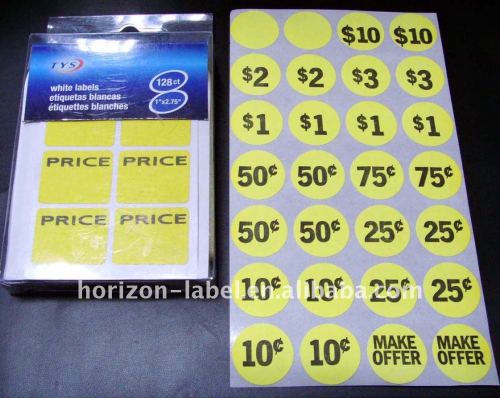 Printing Cheap Price Labels