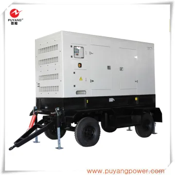 50Hz AC three phase 250kva diesel generator trailer type