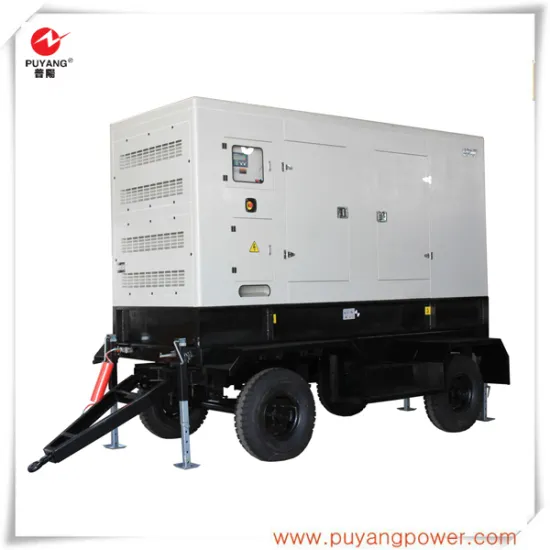 50Hz AC three phase 250kva diesel generator trailer type