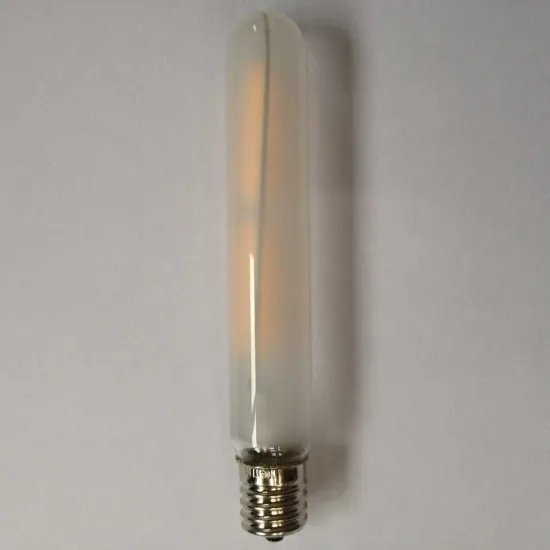 tubular bulb frosted glass T20 led filament bulb