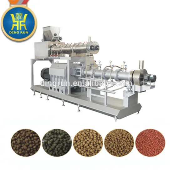 Automatic Aquatic fish food extruder machinery plant production line