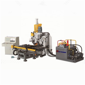 CNC -Stanzmaschinen für Stahlkonstruktion und Eisenturm - CPD103 CNC -Verbindungsverbindungsplatte Stanz- und Bohrmaschine