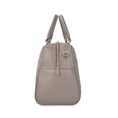 Bolso tote de cuero genuino suave de calidad superior para mujer