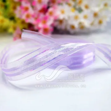 Colorful Metallic Sheer Ribbon