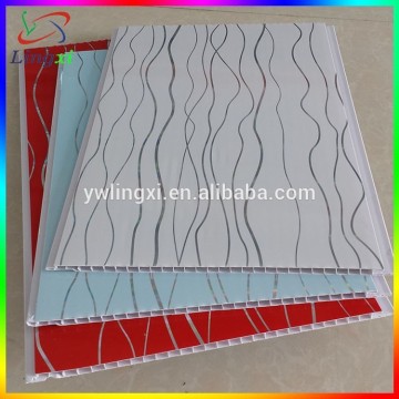 pet transfer printing film pvc ceiling panel, bathroom pvc ceiling cladding, pvc stretch ceiling