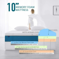 Matelas en mousse à mémoire de bruit en tissu haut de gamme zéro