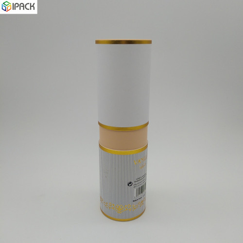 Recycled Round Paper Packaging Perfume Tube Box