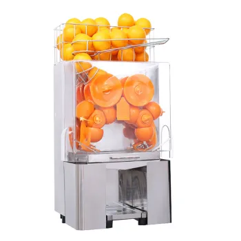 Professional Supermarket & Restaurant Commercial Juicer: Automatic Feeding Orange Juice Squeezer Machine