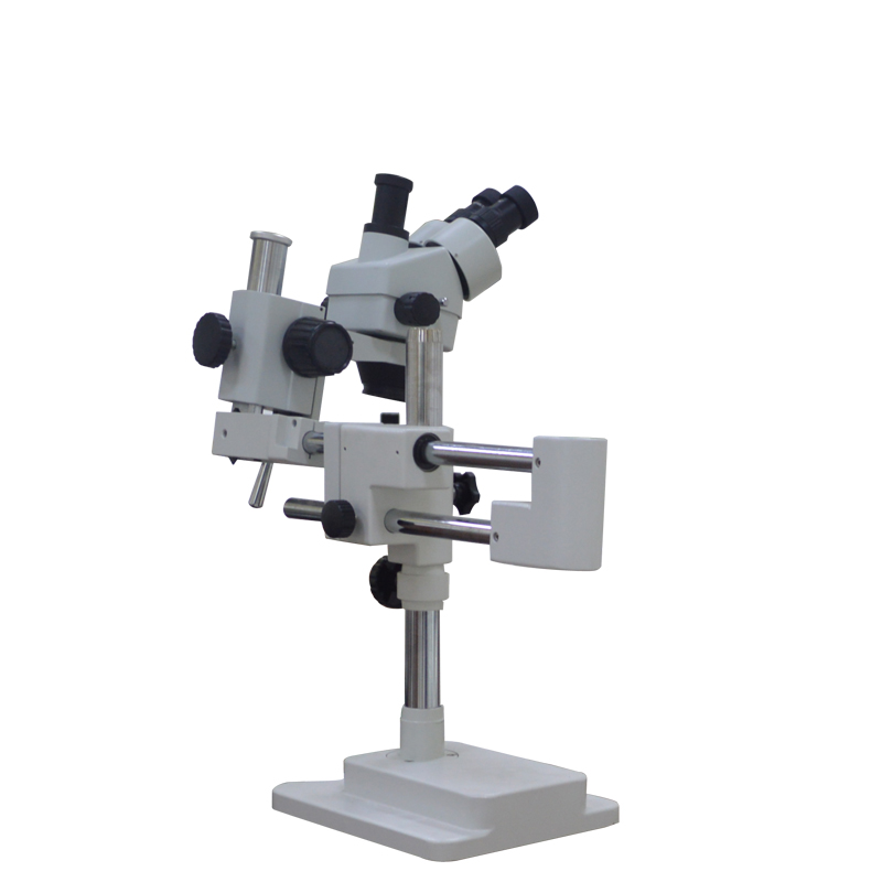 VS0745T-STL2 10HW 45X Double Boom Zoom Stereo Trinocular Microscope with Camera4