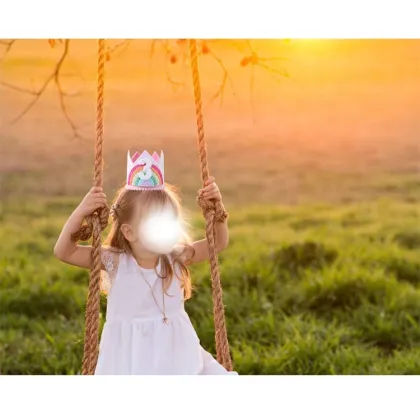 Birthday Rainbow Girl Crown for Birthday