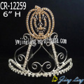Corona de Halloween calabazas de diamantes de imitación