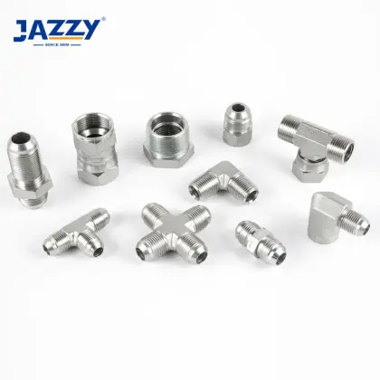 JAZZY Forged Carbon Steel SwageLok Hydraulic Tube Union Tee Adapter