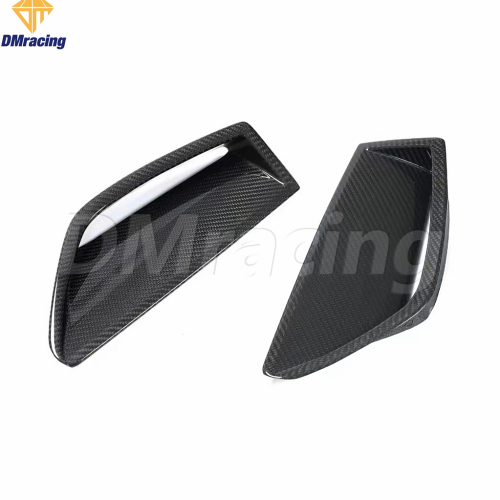 DM STYLE Pre-Preg Carbon Fiber Front Bumper Vents for Audi RS6 C8 Avant 2019-2020