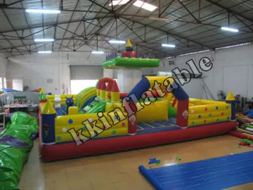 commercial amusement park inflatable castle/jumping fun city