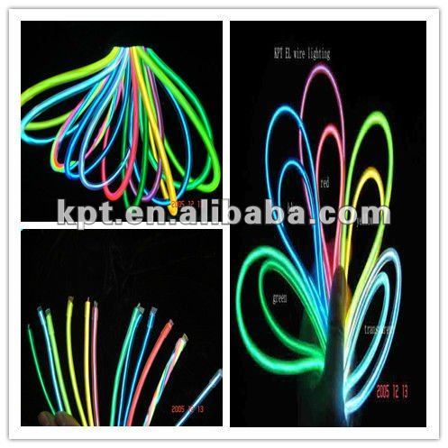 flexible multi-colorful luminescent lighting neon el wire