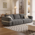 Acogedor sofá de almohada de terciopelo 3 plazas