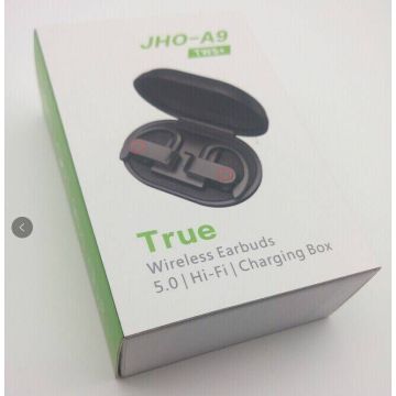 Auriculares con gancho para la oreja Bluetooth TWS con estuche de carga