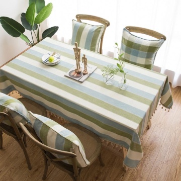 Fabriksdirektvattentät bordsduk med AIDI Stripe Design: Din ultimata bordsskyddslösning