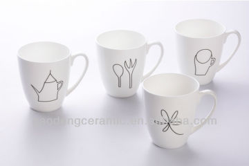 newest design ceramic porcelain mug