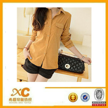 Changzhou corduroy manufacturer Corduroy shirt using fabric
