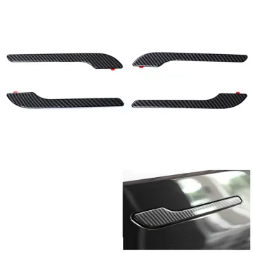 ABS Carbon Fiber Door Handle Covers for Tesla Model 3/Y - OEM ODM Service Available
