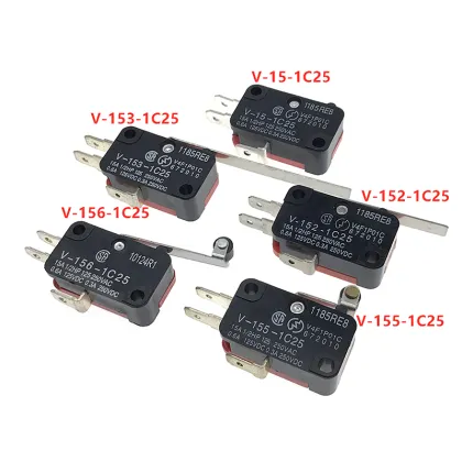 Small Stroke Limit Micro Switch V-15 Series Silver Contact Searches