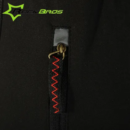 ROCKBROS Autumn Winter Windproof Thermal Cycling Pants Cycling Clothing Bicycle Pants Riding Bike Pants Black