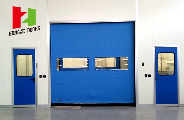 Automatic Industrial PVC High Speed Roller Shutter Door