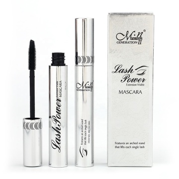 Unique Black Eyelash Extension Mascara - Waterproof and Shiny Silver Tube